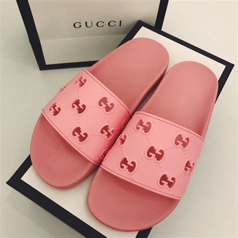 pink gucci slides ebay|pink Gucci slides nordstrom.